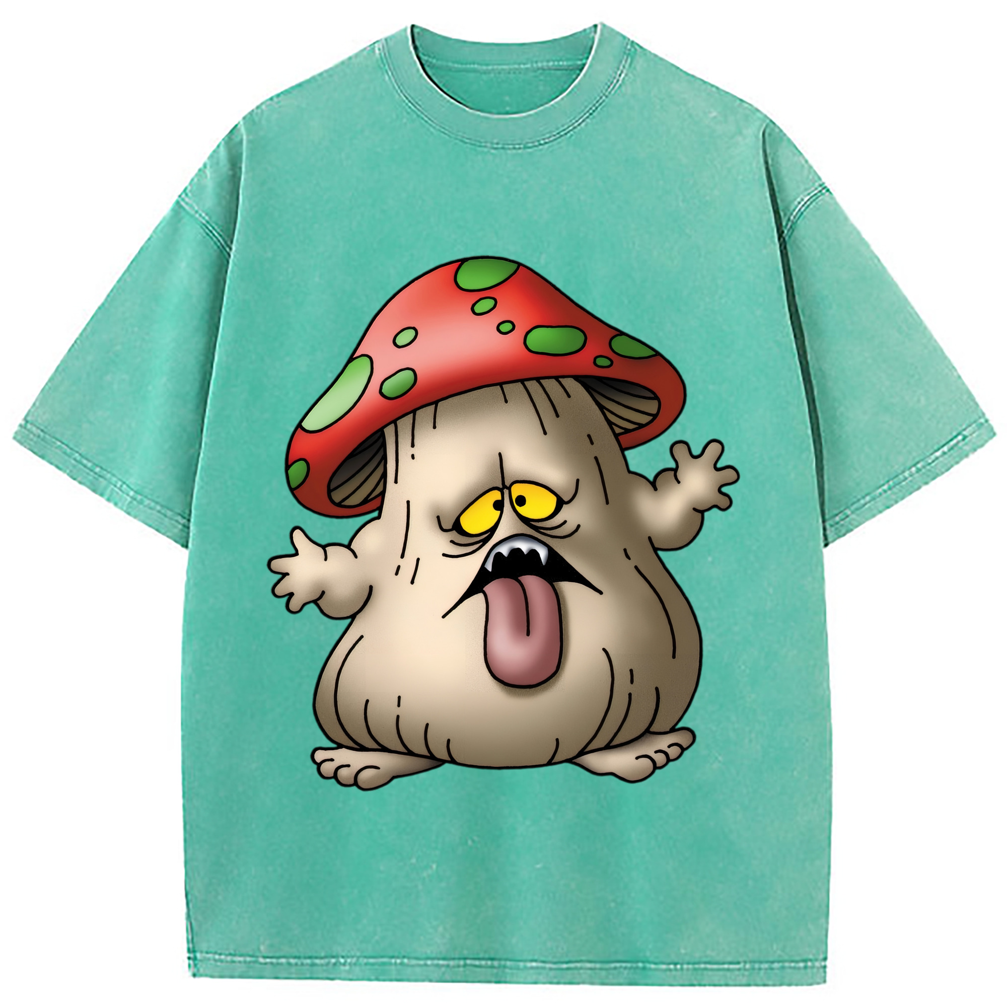 （画像用） ドラゴンクエスト Doragon Kuesuto Dragon Quest 綿100% ヴィンテージ風 半袖Tシャツ（フロントプリント）